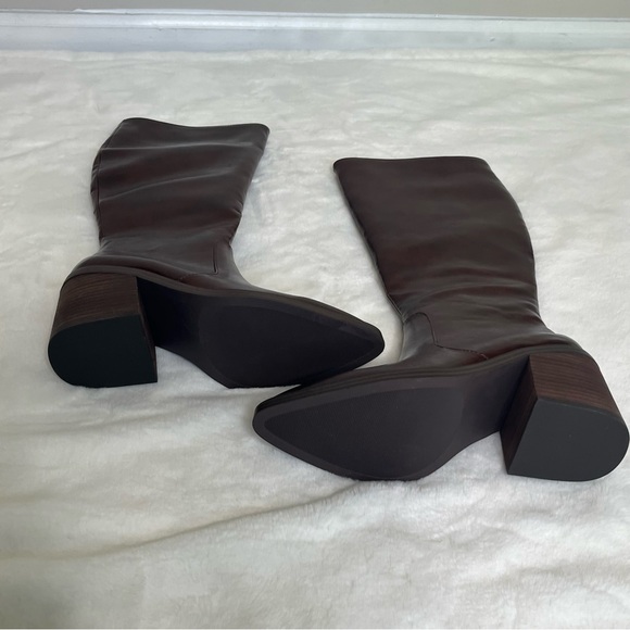 NWT STEVE MADDEN DEXTRA KNEE HIGH BOOTS POINTED TOE IN BROWN SIZE 7 - Picture 5 of 13